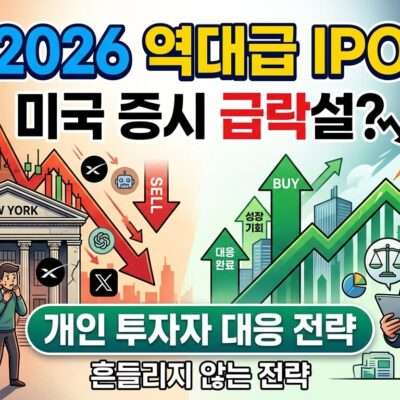 역대급 IPO 미국 증시 급락설 ?